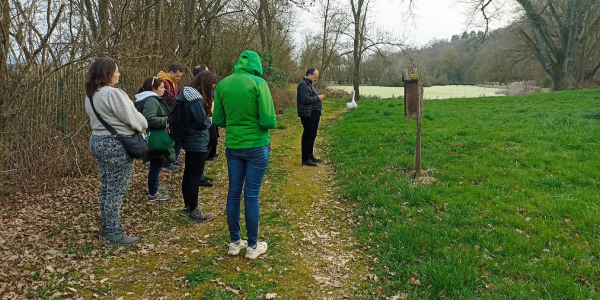 One of the visit to the community's sites.